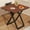 Brown Square, variant on Folding Desk Table For Small Spaces, Portable Bar Height Folding Table Round Indoor Outdoor Banquet Table Computer Desk Portable ActivityTable Conference Table Home Office Desk