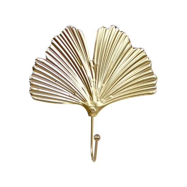 Xihbxyly Gancho de Hoja Creativo, Colgador Metálico para Puerta, Unión Fuerte Sin Dejar Rastro, Multiusos, para Cocina, Dormitorio y Armario, 20 X 15 Cm
