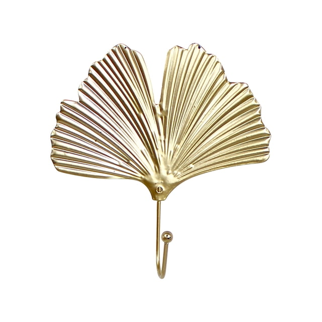 Xihbxyly Gancho de Hoja Creativo, Colgador Metálico para Puerta, Unión Fuerte Sin Dejar Rastro, Multiusos, para Cocina, Dormitorio y Armario, 20 X 15 Cm
