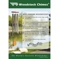 thumbnail image 5 of Woodstock Wind Chimes for Outside, Garden Decor, Outdoor Decor for Your Patio and Front Porch (28") Silver Wind Chime Woodstock Mindfulness Chime Medium (WMCM), 5 of 7