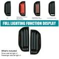 thumbnail image 7 of Spec-D Tuning Matte Black Smoke Full LED Strip Tail Lights w/ White Sequential LED Light Bars and Startup Animation Compatible with 2014-2021 Toyota Tundra, Left + Right Pair Assembly, 7 of 7