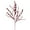 Burgundy, variant on Vickerman 34" Lime Wavy and Spiral Glitter Spray, 6 per bag.