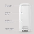thumbnail image 2 of Cubo para pañales Diaper Genie Select de acero inoxidable con recambio, 2 of 5