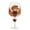 Clear, variant on Autumn Goblet Cup With Fall Character Design, Decorative Glass Tumbler For Thanksgiving Table, Fall Glassware For Party And Home Use,18.3 Cm