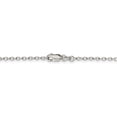 thumbnail image 3 of Solid 925 Sterling Silver 2.25mm Oval cable Chain Necklace - with Secure Lobster Lock Clasp 16", 3 of 6