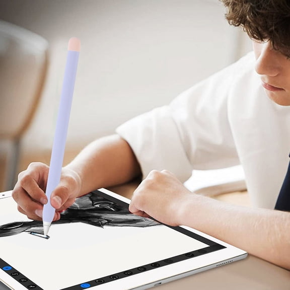 DRAFIDEEP Silicone Violet Protective Sleeve for Generation Stylus Pen Cover