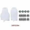 thumbnail image 4 of Silicone Mold for LED Bulb Resin Casting Craft Light Bulb Shape 16-Piece Set, 4 of 5