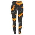 thumbnail image 5 of DDAPJ pyju Halloween Bat Leggings for Women Novelty 3D Printed Holiday Party Tights High Waisted Stretch Yoga Running Pants Buttery Soft Ankle Length Leggings Clearance Sale Today Multicolor#2 M, 5 of 6