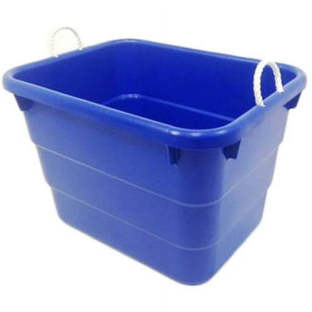 Mainstays Heavy-Duty 40-Gallon Rope Tub, Stadium Blue