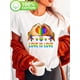 thumbnail image 1 of Love Is Love Gay Print T-shirt, Short Sleeve Crew Neck Casual Top for Summer & Spring, Women's Clothing, 1 of 6