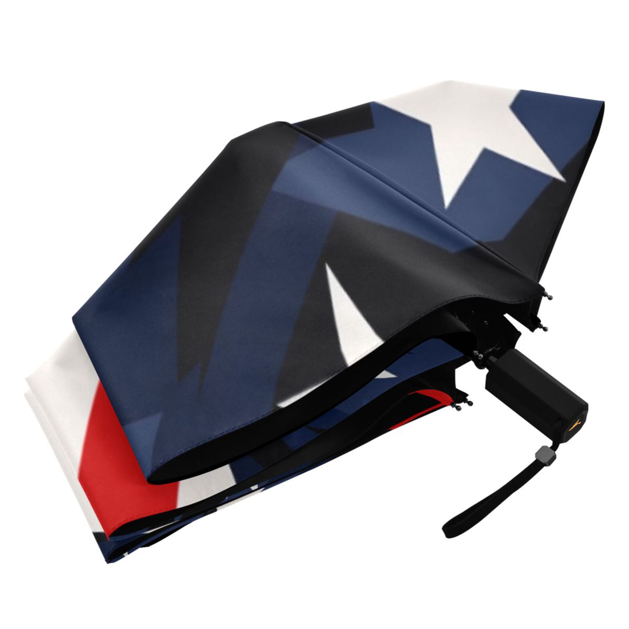Usa Flag Stripes Stars Compact Sun Umbrella Windproof Travel Umbrellas for Rain Strong Portable UV Protection