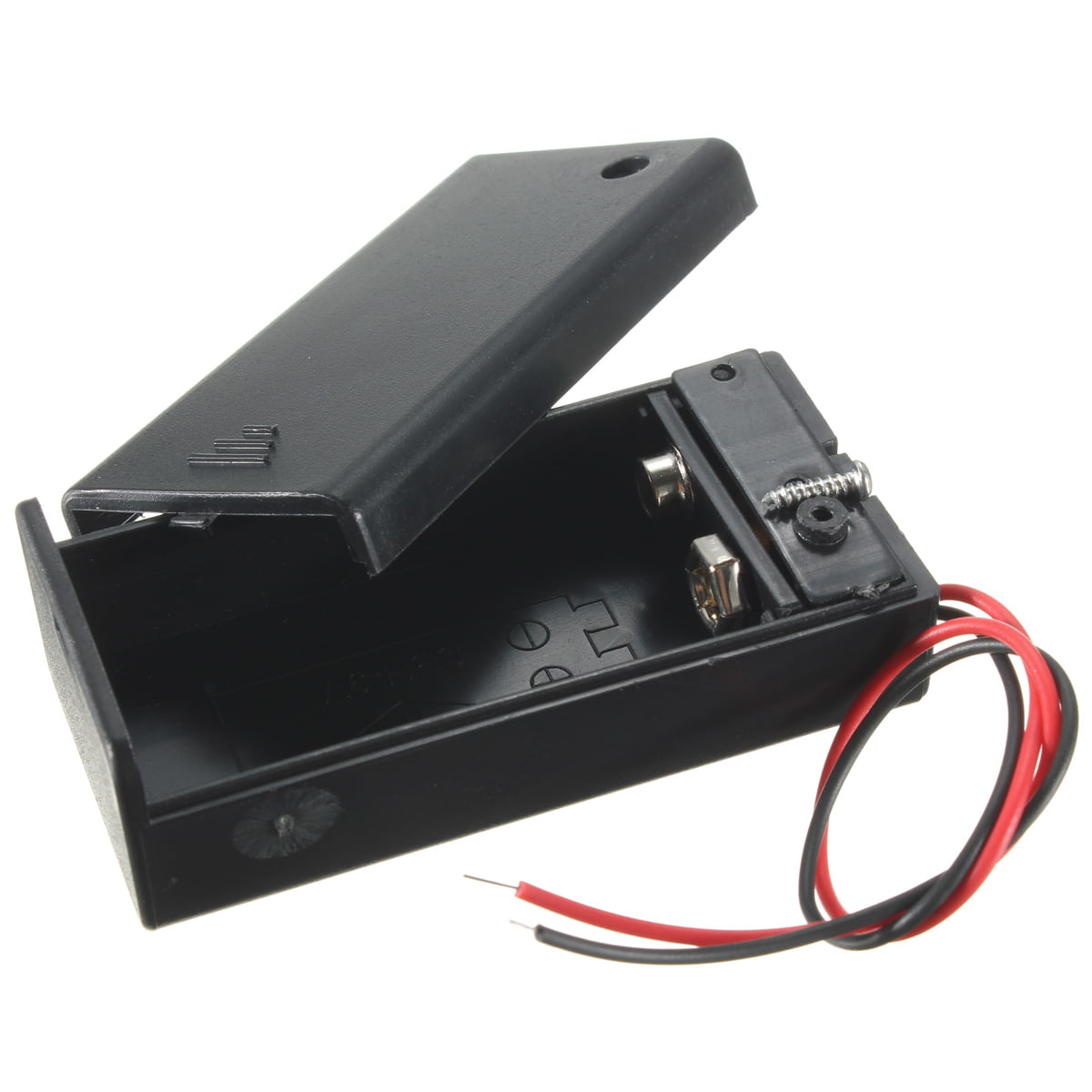 9V Battery Case Holder With Cover Storage Case Holder ON/OFF Switch For 6F22 6A 