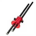thumbnail image 2 of Calibrador de Rueda de Doble Cabezal, Herramienta de Dibujo de Líneas Paralelas de Aluminio, Regla de Trazado para Carpintería con Escala en Pulgadas y mm B, 2 of 5