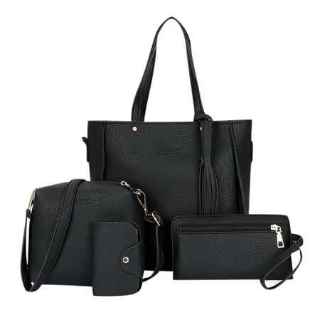 Staron Woman bag 2019 New Fashion Four-Piece Shoulder Bag Messenger Bag Wallet
