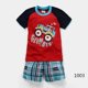 thumbnail image 1 of Pijamas de algodón para niños y niñas, ropa de dormir de 2 a 7T con bonito gato, conjunto de ropa interior de manga corta, 1 of 4