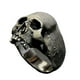 thumbnail image 1 of Anillo estilo calavera Minnieouse dorado punk ajustable plata catorce, 1 of 6