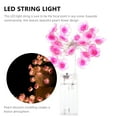 thumbnail image 2 of Miangastore 1 Set String Light Peach Flower Garden Lamp Lawn Lamp without Battery (Pink), 2 of 8