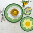 thumbnail image 1 of Manteles individuales redondos, antideslizantes, lavables, para interior y exterior., 1 of 6