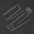thumbnail image 3 of Steering Wheel Cover Trim 3Pcs Carbon Fiber Interior Steering Wheel Decorative Cover Fit For   2009-2013, 3 of 8
