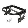 thumbnail image 1 of DYNWAVECA Tail Rack Motorcycle Rear Luggage Rack Sturdy Direct Replaces with Docking Hardware Kit Upgrade Parts Detachable Rear Carrier Black, 1 of 10