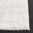 thumbnail image 3 of SAFAVIEH Rumi Crispian Solid Polyester Shag Area Rug, Ivory/Light Beige, 8' x 10', 3 of 7