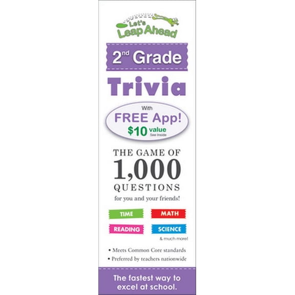 Pre-Owned Let's Leap Ahead 2nd Grade Trivia: The Game of 1,000 Questions for You and Your Friends! (Paperback) 1613510462 9781613510469