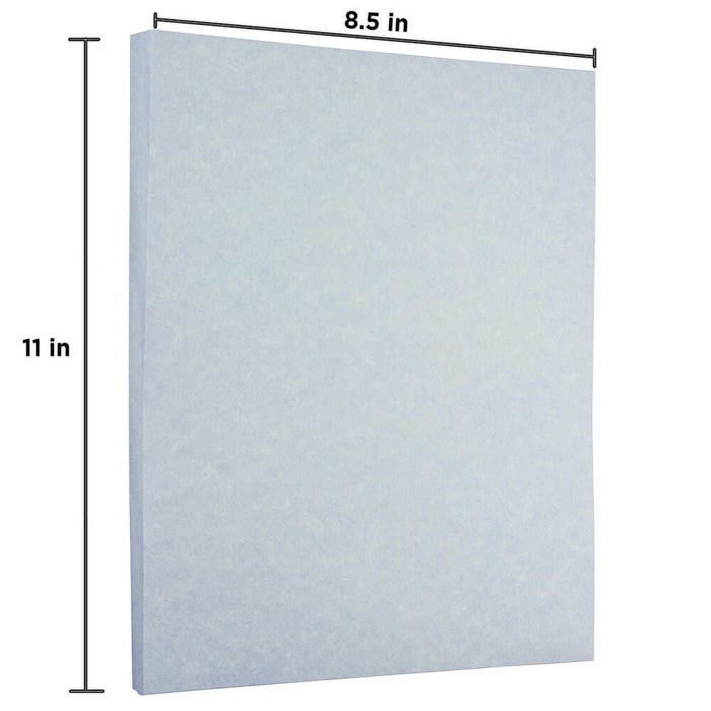 JAM Paper Parchment, 8 1/2 x 11, Blue Parchment, 24lb, 2 packs of 100