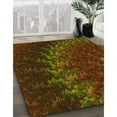 thumbnail image 3 of Ahgly Company Machine Washable Indoor Rectangle Transitional Dark Yellow Green Area Rugs, 5' x 8', 3 of 7