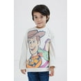 thumbnail image 5 of Disney Toy Story Woody Buzz Lightyear Alien Fleece Drop Shoulder Sweatshirt Toddler to Big Kid, 5 of 5