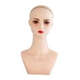 thumbnail image 4 of Cabeza de maniquí femenino realista, cabeza de maniquí busca de peluca liviana cuello largo para accesorios de belleza de sombrero, 4 of 9