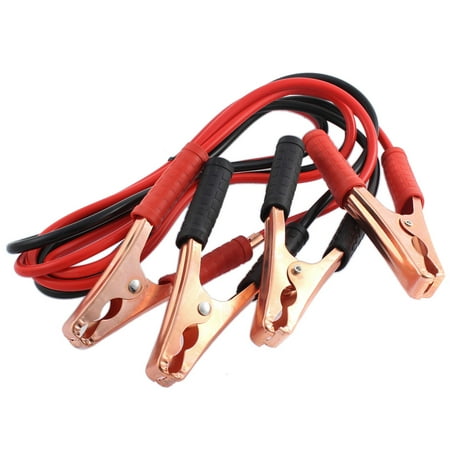 Unique Bargains 2 Pcs Car Truck Battery Test Clip Jumper Booster Cable Red Black 2 Meters