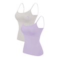 thumbnail image 1 of 2PC Camisole Women's Chest Pad With Four Seasons Plus Size Modal Outer Wearing Base Beauty Back Top, 1 of 5