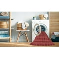 thumbnail image 2 of Ahgly Company Machine Washable Indoor Round Transitional Red Area Rugs, 7' Round, 2 of 7