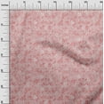thumbnail image 2 of oneOone Viscose Jersey Light Pink Salmon Fabric Check & Texture Geometric Dress Material Fabric Print Fabric By The Yard 60 Inch Wide, 2 of 5