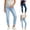 Dark Blue, variant on YUANxueke Women's Maternity Jeans Stretch Over Belly Slim Fit Pants Casual Pregnancy Denim Pants with Pockets,Dark Blue,L