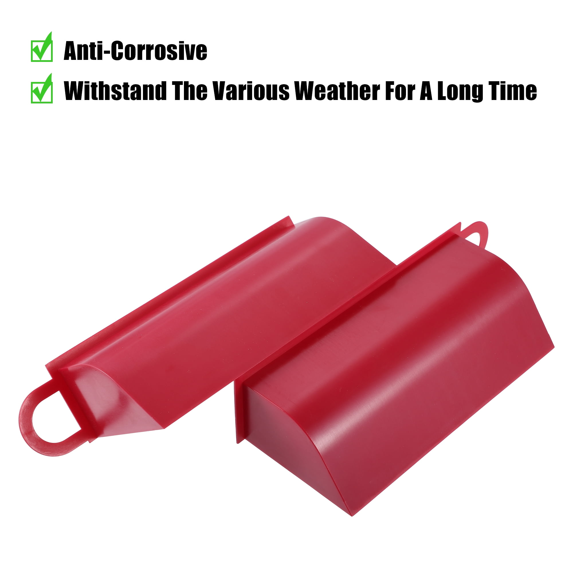 Unique Bargains 2pcs Hood Dynamic Cold Air Tuning Intake System Scoop for BMW E90/91/92/93 316d 318d 320d Red