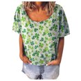 thumbnail image 2 of DPTALR T-Shirt à Manches Courtes et Col Rond Tendance Femme, 2 of 7