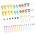 thumbnail image 4 of Cartoon Fruit Fork, Slippy  Cute Animal Shape Fruit Fork Plastic 50 PCS  for Office, 4 of 8