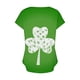 thumbnail image 5 of Fiudx Ropa de Mujer Top de Primavera/Verano de Manga Corta Informal con Cuello En V Estampado Del Día de San Patricio para Mujer, 5 of 5