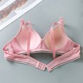 thumbnail image 6 of Bigersell Womens Bra and Panty Sets Women Bra Soild Wire Free Underwear 1 Piece Bra Everyday Small Cup Underwear Regular Size Lounge Bra, Style 13712, 42A, 6 of 9