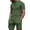 Green, variant on AJZIOJIRO Men's Short Sleeve Pullover T-Shirts Shorts Set Casual Tees Shirts Summer Cotton Shirt Tops Pants Set M-3XL