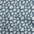 thumbnail image 1 of oneOone Polyester Spandex Teal Blue Fabric Travel Diy Clothing Quilting Fabric Print Fabric By Yard 56 Inch Wide, 1 of 4