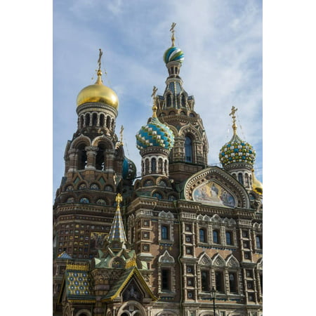 Church of the Saviour on Spilled Blood, UNESCO World Heritage Site, St. Petersburg, Russia, Europe Print Wall Art By Michael