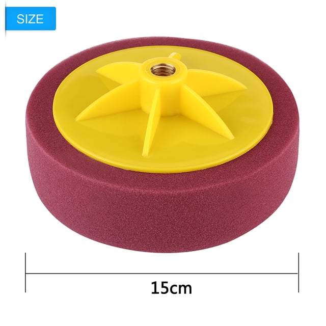 Almohadilla Para Pulir Almohadilla Para Pulir Autos Almohadilla Para Pulir Encerado Almohadilla Para Pulir Esponja 6 Pulgadas / 15 Cm Rueda De Esponja Pulido Kit De Almohadillas ANGGREK Otros Vehículos