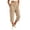 *Khaki, variant on VBVC Women's Cotton Linen Elastic Waist Capri Pants , Summer Wide Leg Cropped Pants For Women,Ladies' Lightweight Trousers with Pockets,Beige,S-3XL