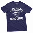 thumbnail image 4 of Men's Funny BBQ grilling grill T-shirt smoke good stuff double meaning dad uncle grandpa gift tee (5X-Large Black), 4 of 7