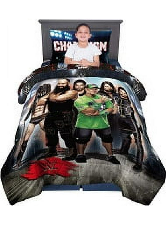 Franco Kids Bedding WWE Armageddon 4 Piece Twin Comforter and Sheet Set