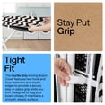 thumbnail image 4 of GORILLA GRIP Scorch Resistant Ironing Board Cover, Silicone Coating, Hook and Loop Fastener Strap, Chevron Black Linen, 4 of 10