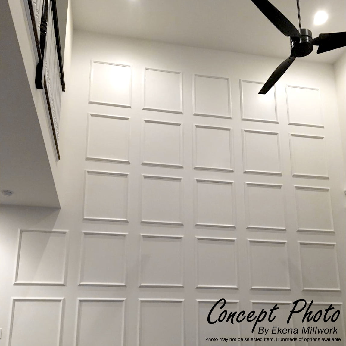 20"W x 28"H x 1/2"P Ashford Molded Classic Wainscot Wall Panel