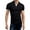 Black, variant on Sngxgn Men's Short Sleeve Regular Fit Polo Shirt(Navy,M)